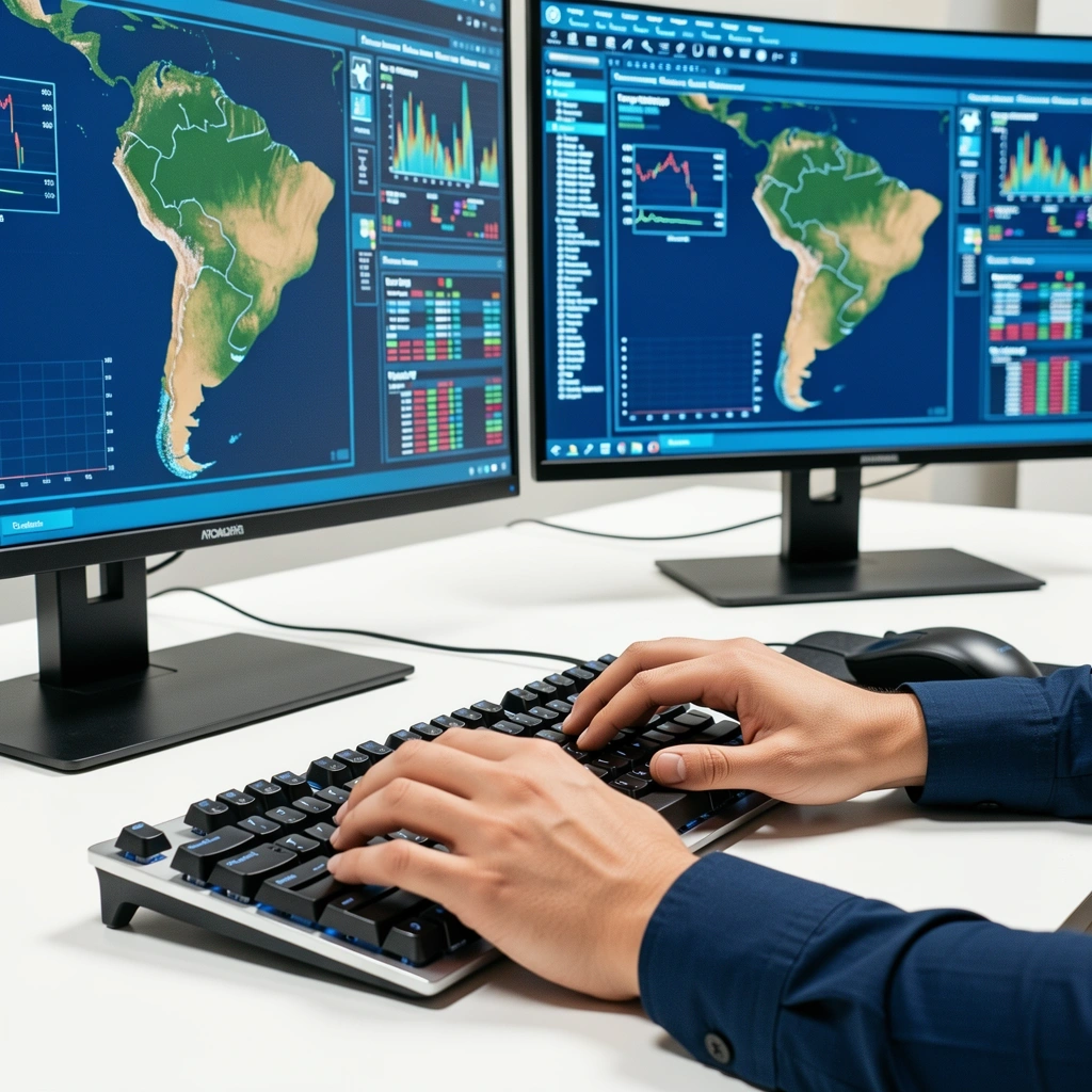 Especialistas trabajando en big data